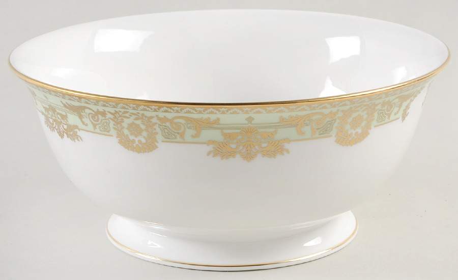 Rococo Leaf 8" Round Serving Bowl by Lenox-1