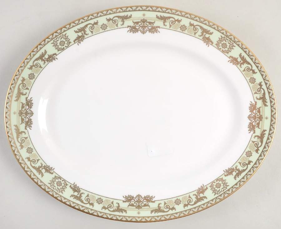 Rococo Leaf 13" Oval Serving Platter by Lenox-1