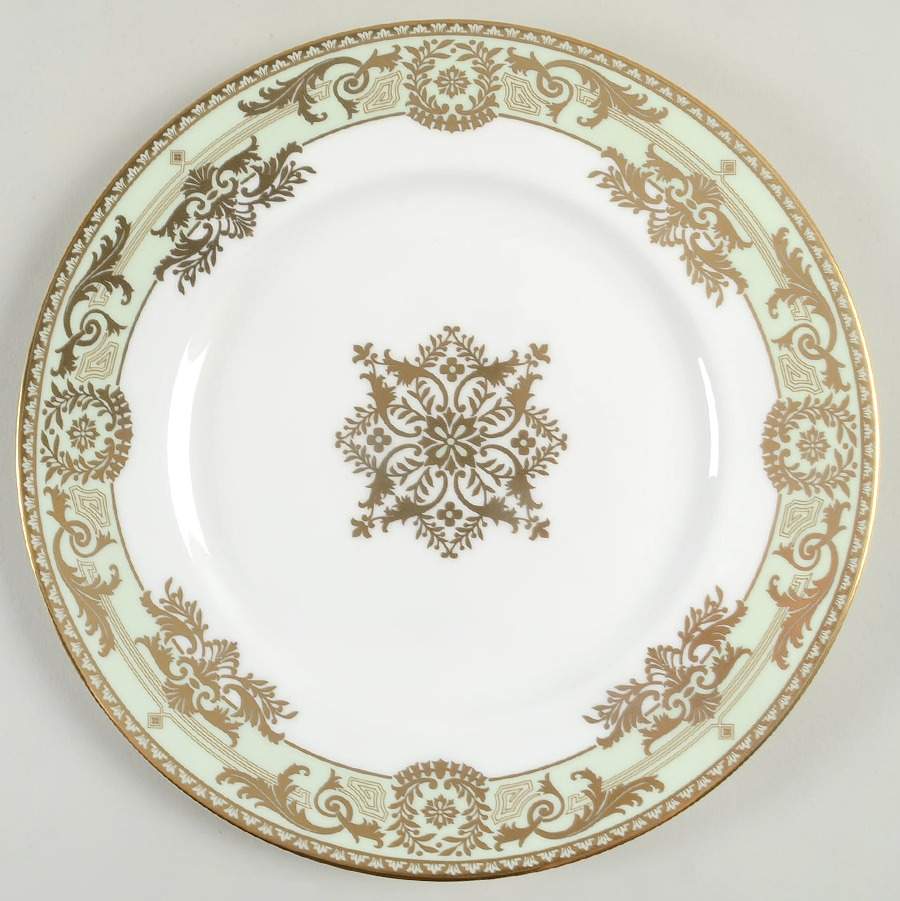 Rococo Leaf Accent Luncheon Plate by Lenox-1