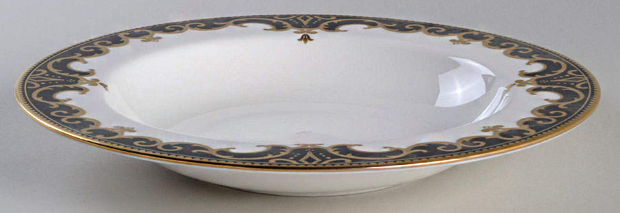 Baroque Night 9" Soup/Pasta Bowl by Lenox-1