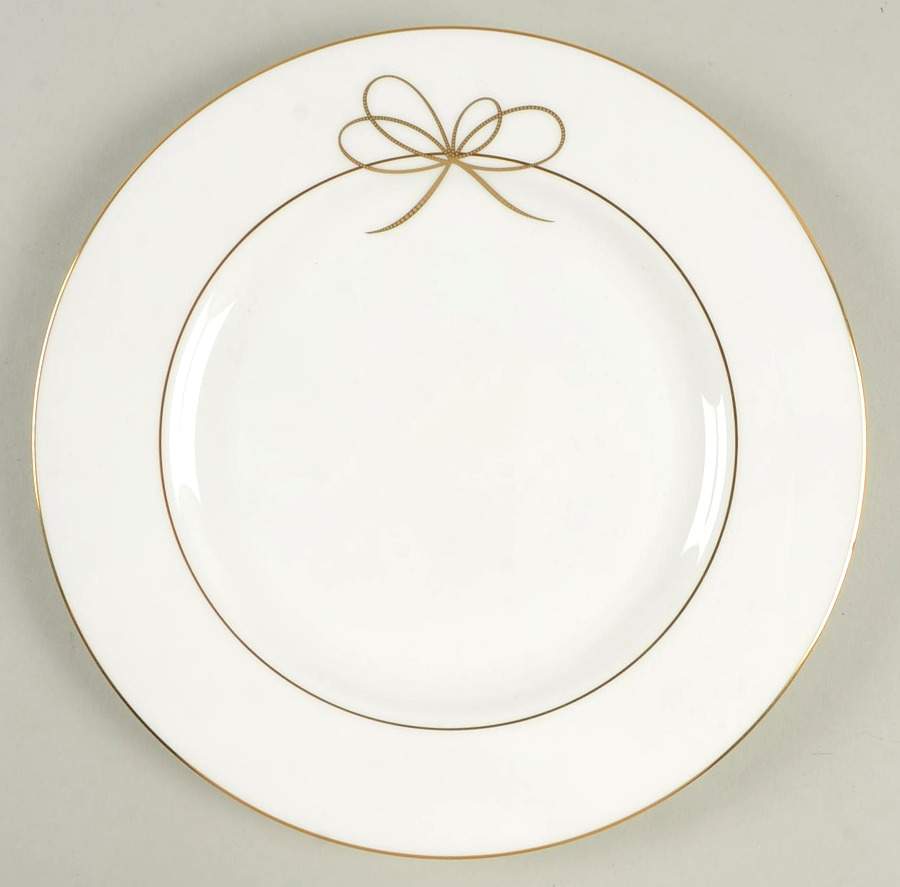 Gold Bow Salad Plate by Lenox-1
