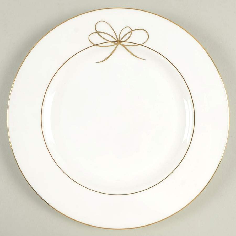 Gold Bow Salad Plate by Lenox-1