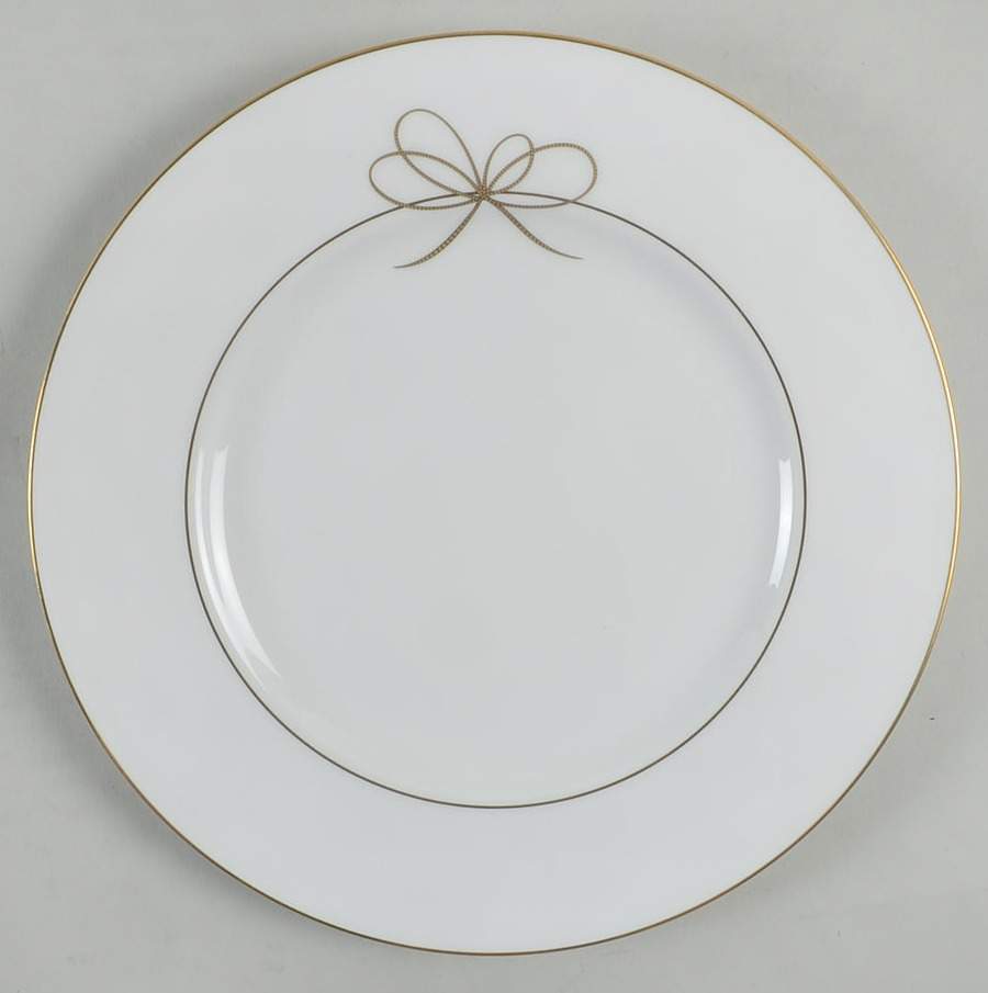 Gold Bow Accent Luncheon Plate by Lenox-1