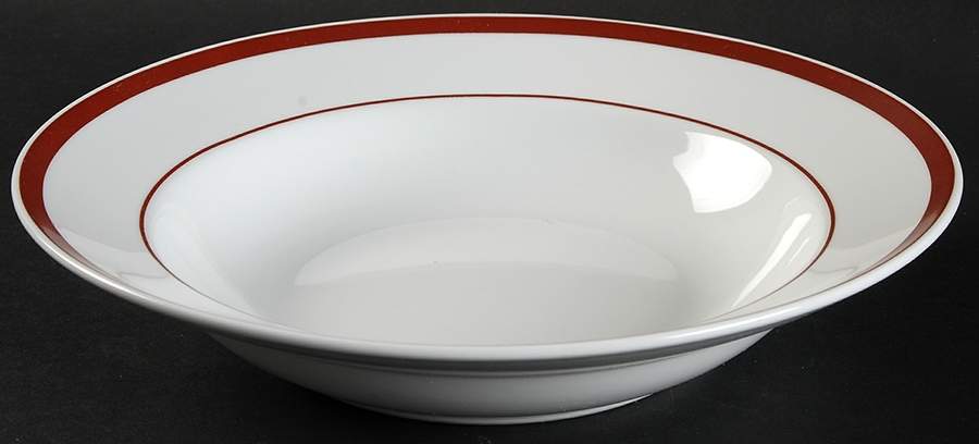 Boulevard Cafe Rust Rim Soup Bowl by Linens N Things-1