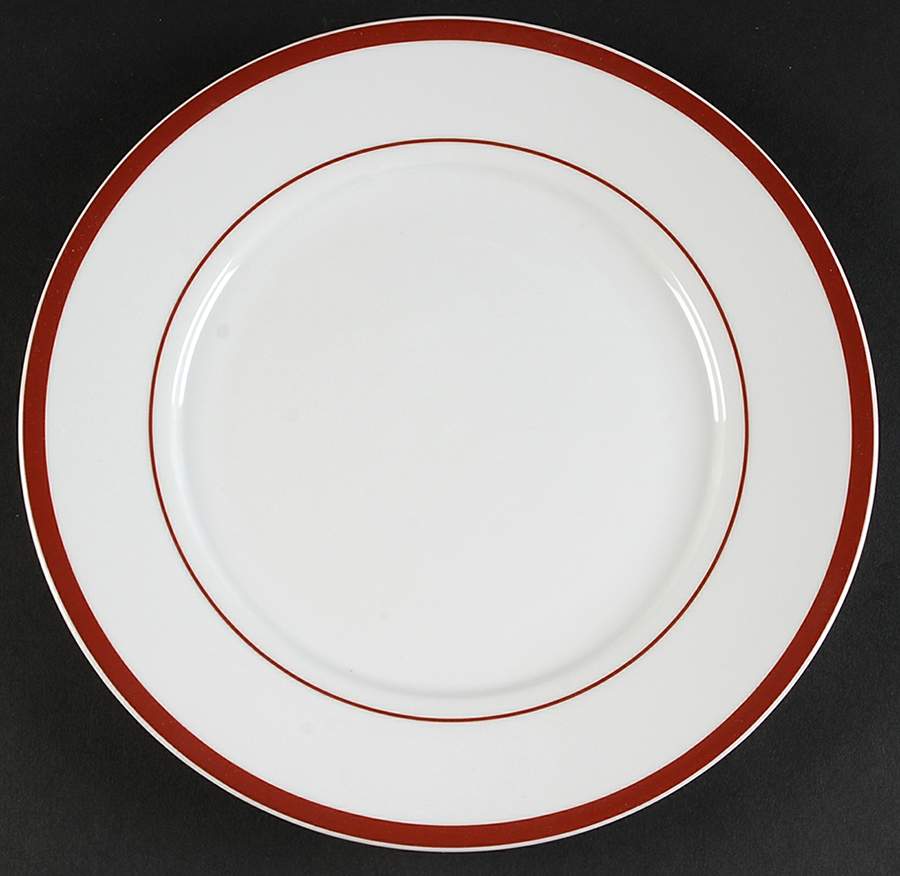 Boulevard Cafe Rust Luncheon Plate by Linens N Things-1