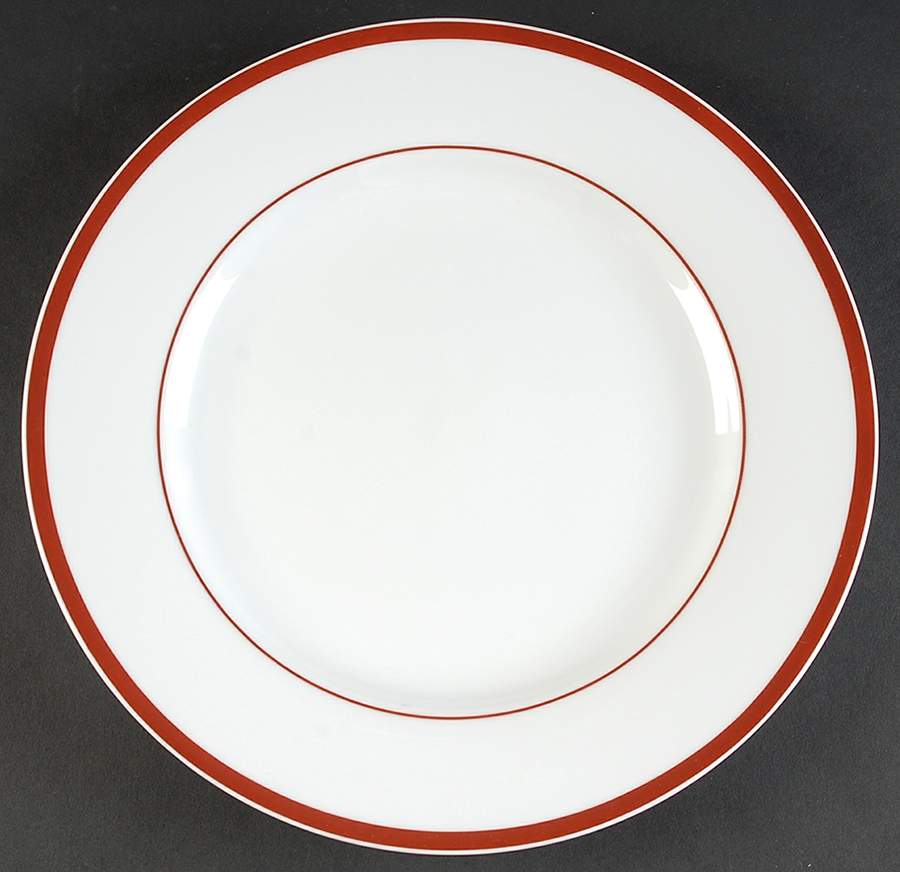 Boulevard Cafe Rust Dinner Plate by Linens N Things-1