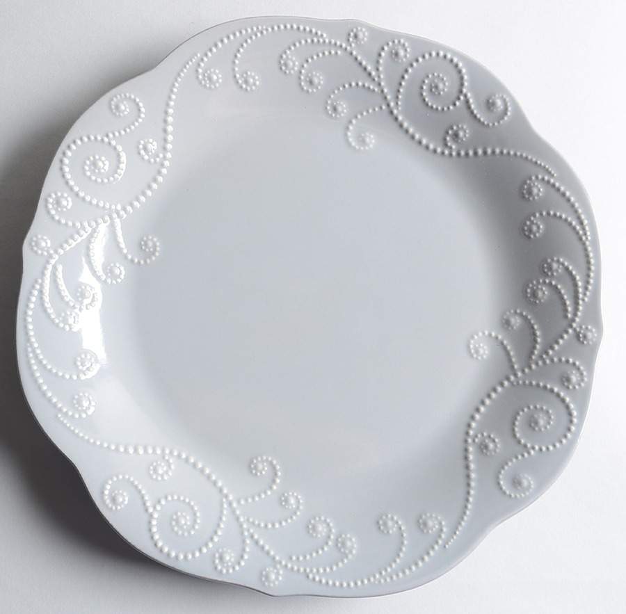 French Perle Grey Dinner Plate by Lenox-1