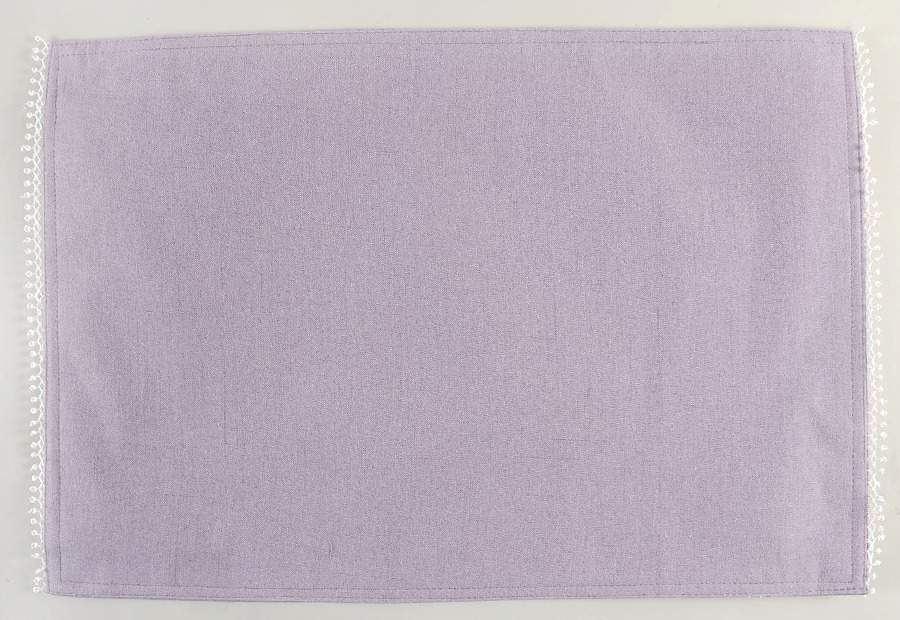 French Perle Violet Cloth Placemat by Lenox-1