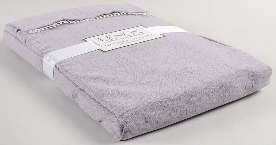 French Perle Violet 60" X 84" Oblong Tablecloth by Lenox-1
