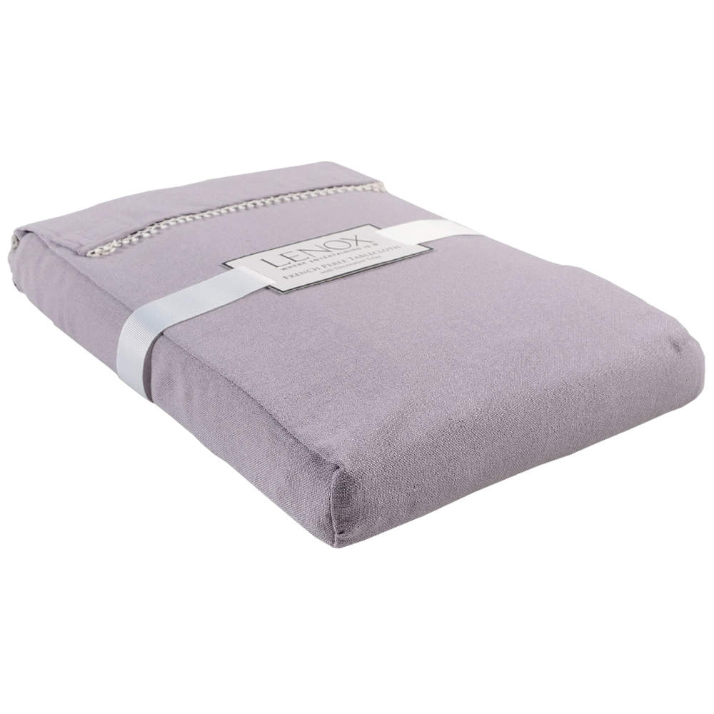 French Perle Violet Rectangular Tablecloth 60" X 102" by Lenox-1