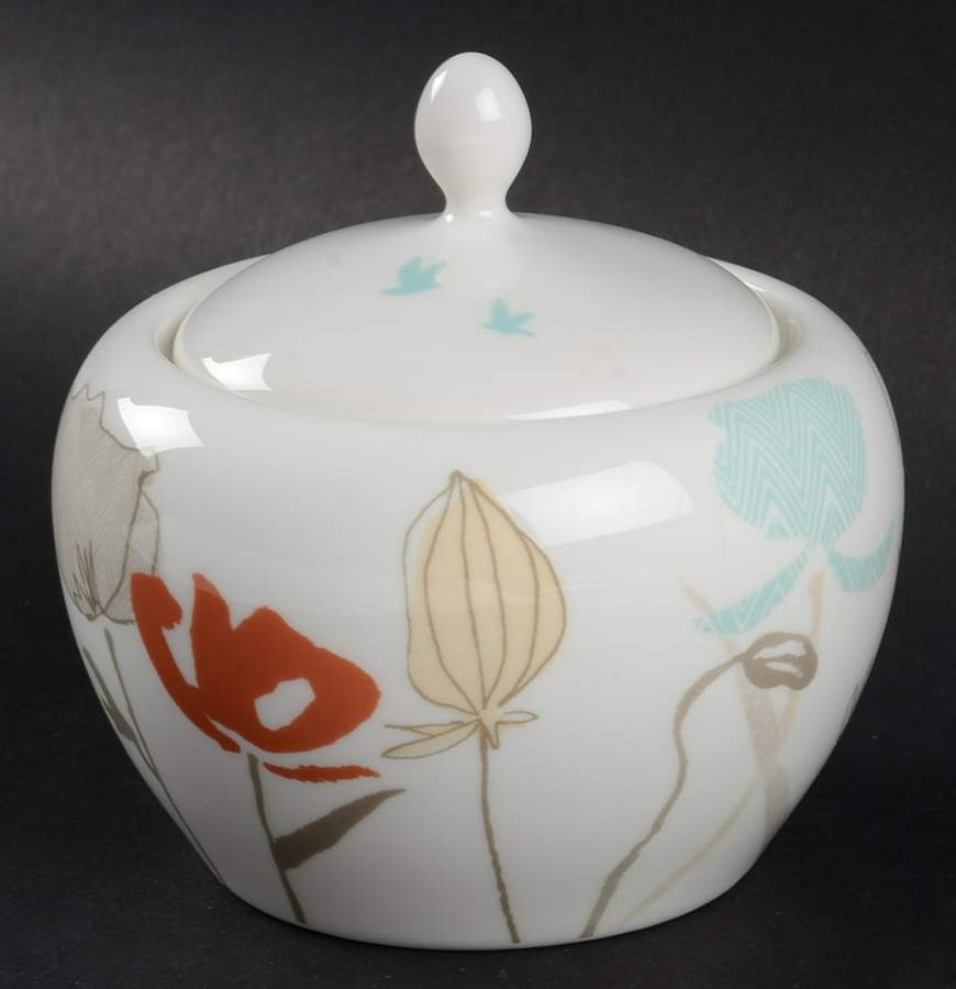 Poppy Street Sugar Bowl & Lid by Lenox-1