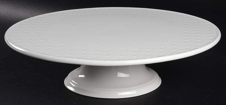 Ridge Street 11" Diameter Pedestal Cake Stand by Lenox-1