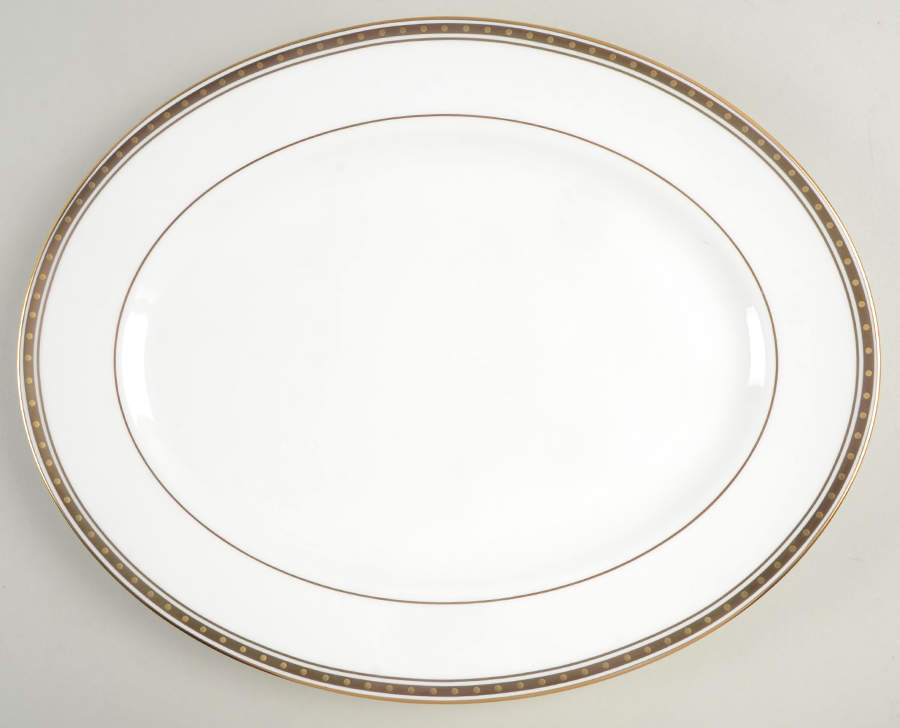 Oxford Place 13" Oval Serving Platter by Lenox-1