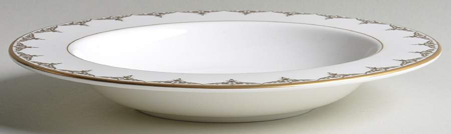 Jeweled Saree Gold 9" Soup/Pasta Bowl by Lenox-1