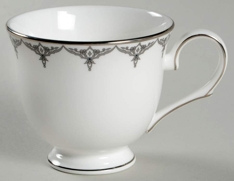 Jeweled Saree Platinum Footed Cup by Lenox-1