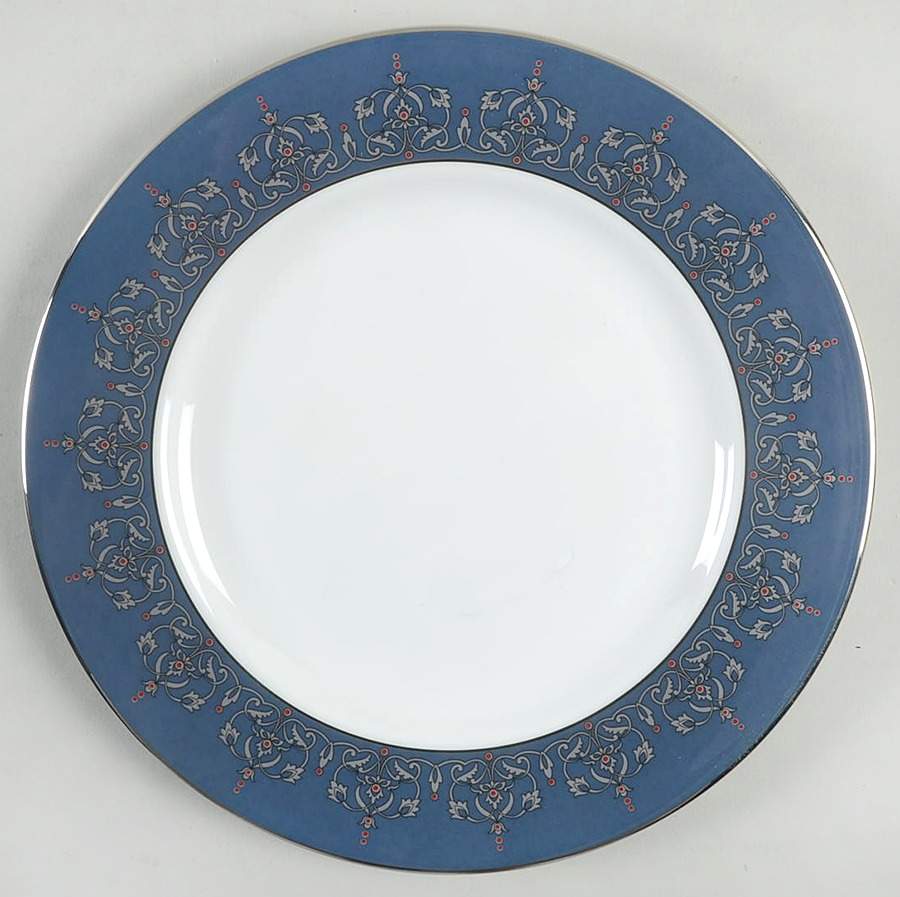 Jeweled Saree Platinum Salad Plate by Lenox-1