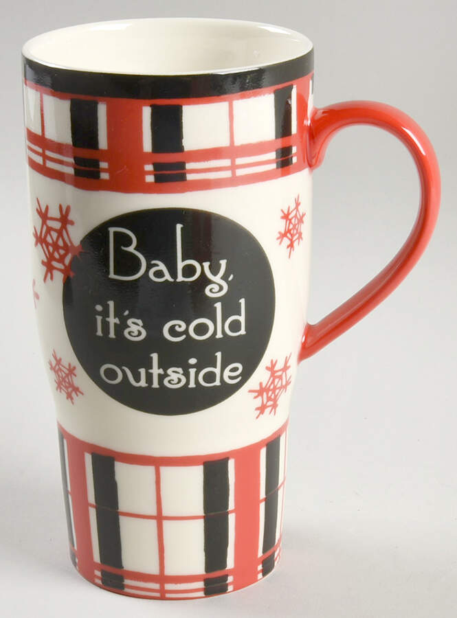 Christmas Giftware Heat Changing Travel Mug No Plastic Lid by Lenox-1