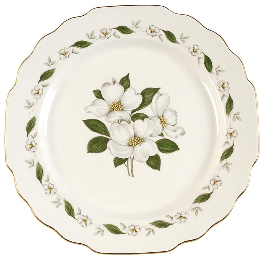 LEC1 (Scalloped) Salad Plate by Lecot-1