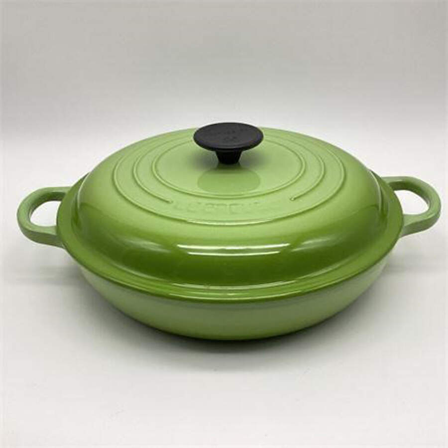 Palm 2.25 Qt Cast Iron Braiser & Lid by Le Creuset-1