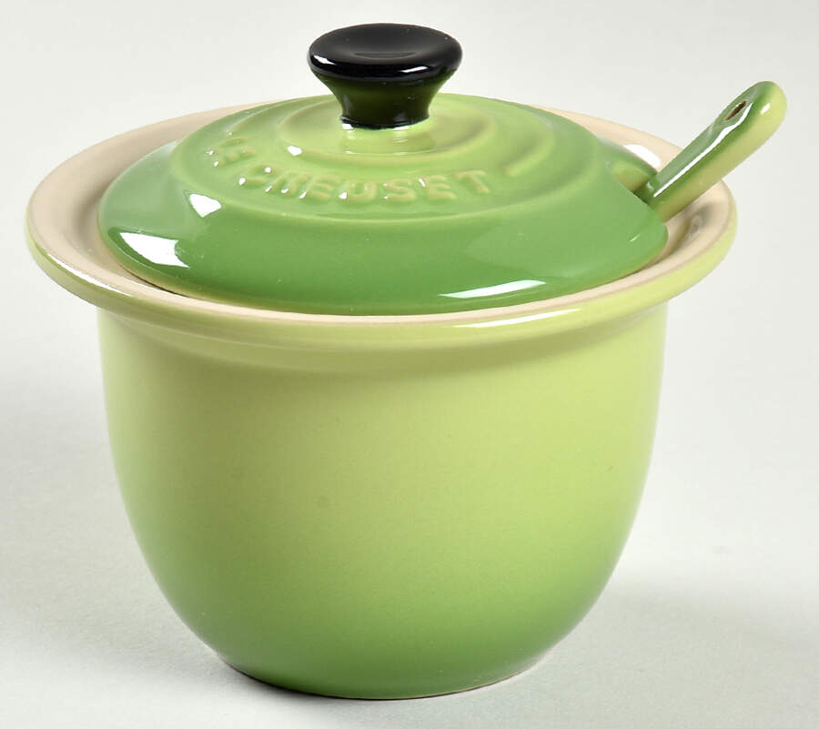 Palm Condiment Jar & Lid w/Spoon by Le Creuset-1