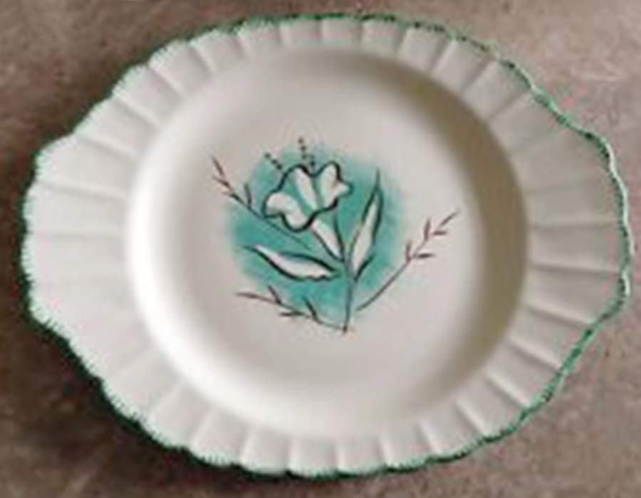 Tiger Lily 11" Oval Serving Platter by Limoges-American-1