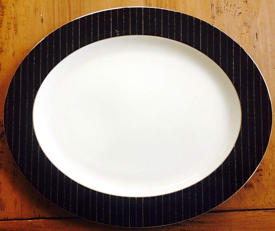 LRN13 14" Oval Serving Platter by Ralph Lauren China-1