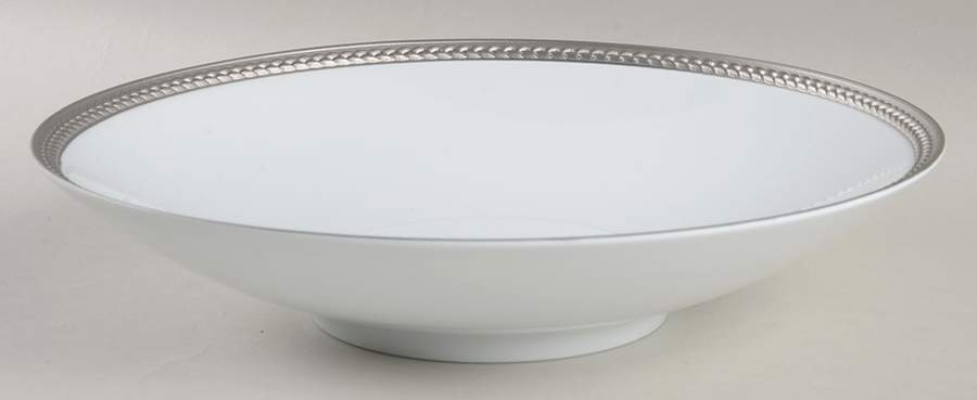 Soie Tressee Platinum Coupe Soup Bowl by L'Objet-1