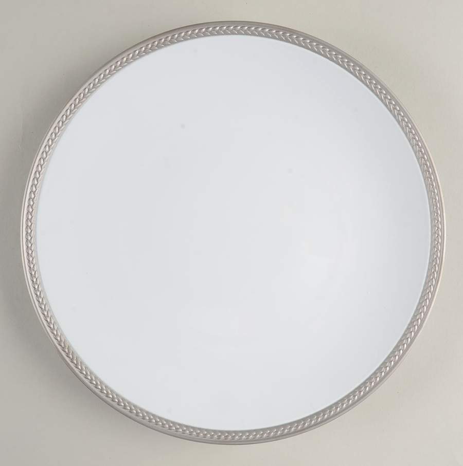 Soie Tressee Platinum Dinner Plate by L'Objet-1