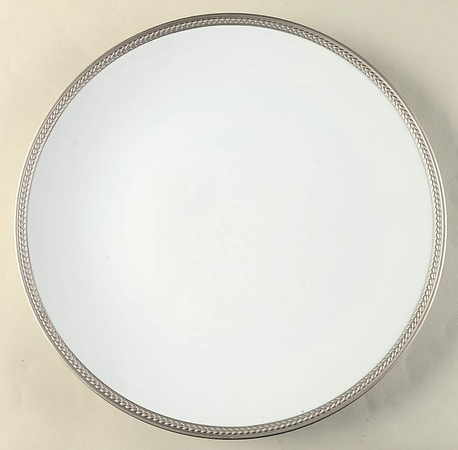 Soie Tressee Platinum Service Plate (Charger) by L'Objet-1