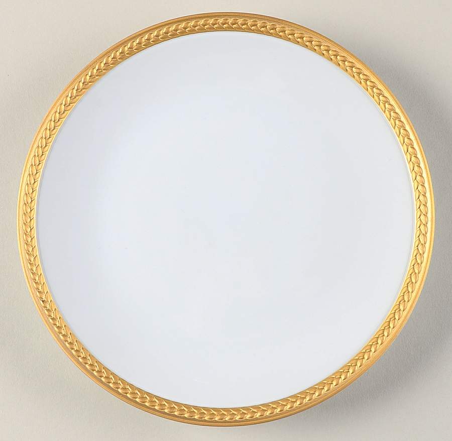 Soie Tressee Gold Bread & Butter Plate by L'Objet-1