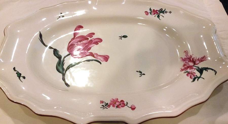 Tic163 14" Oval Serving Platter by Tiffany-1