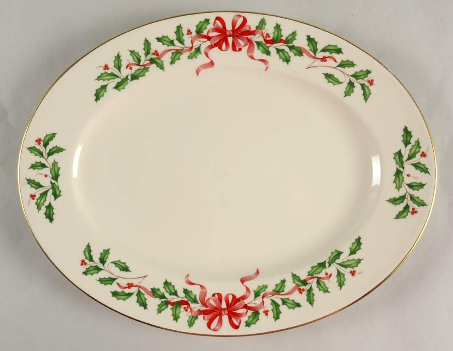 L197 13" Oval Serving Platter by Lenox-1