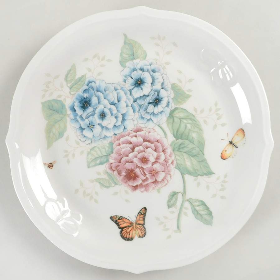 Butterfly Meadow Hydrangea 12" Chop Plate (Round Platter) by Lenox-1