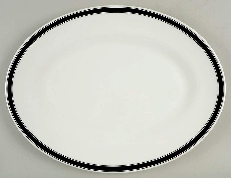Concord Square 16" Oval Serving Platter by Lenox-1