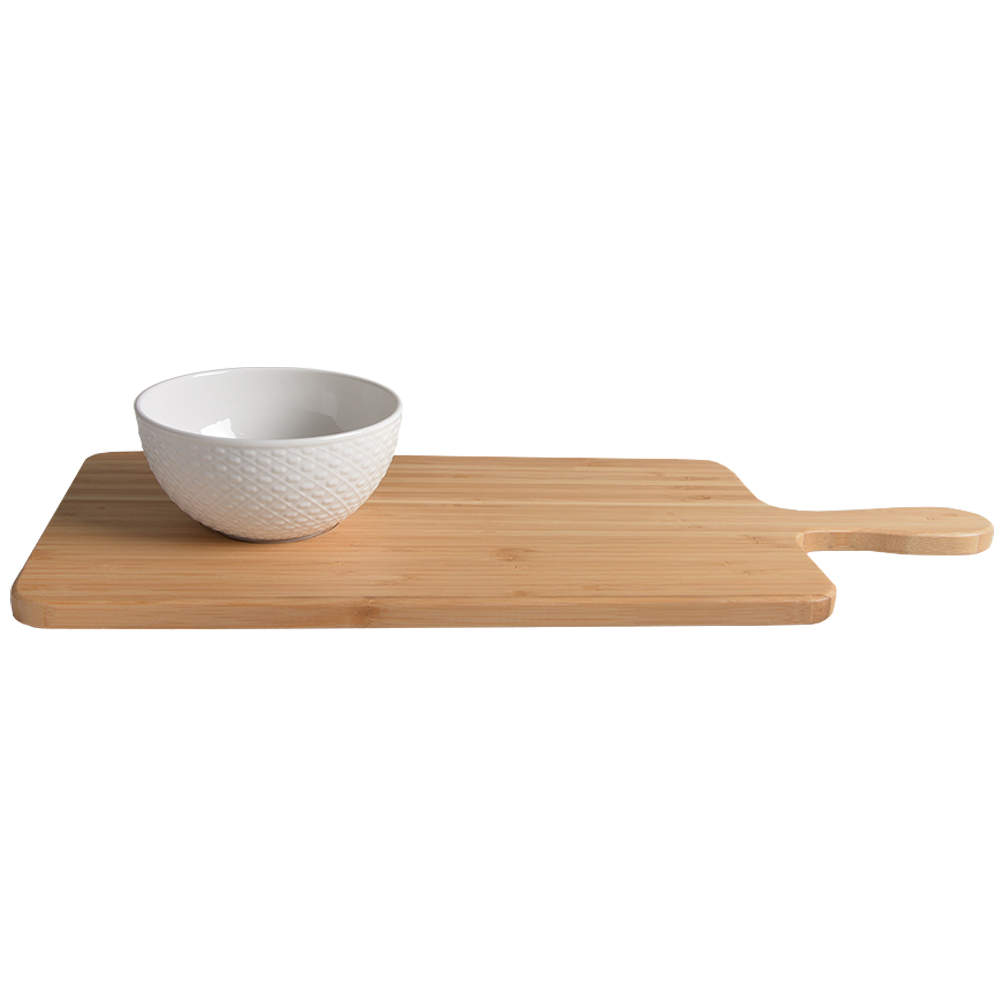 Entertain 365 Wood Cheese Tray/Board & Condiment Bowl Set by Lenox-1