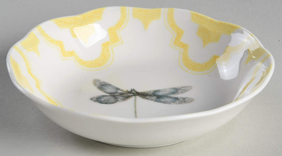 Butterfly Meadow Trellis Fruit/Dessert (Sauce) Bowl by Lenox-1