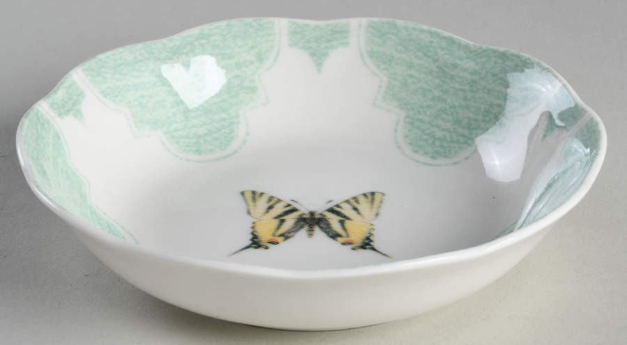 Butterfly Meadow Trellis Fruit/Dessert (Sauce) Bowl by Lenox-1
