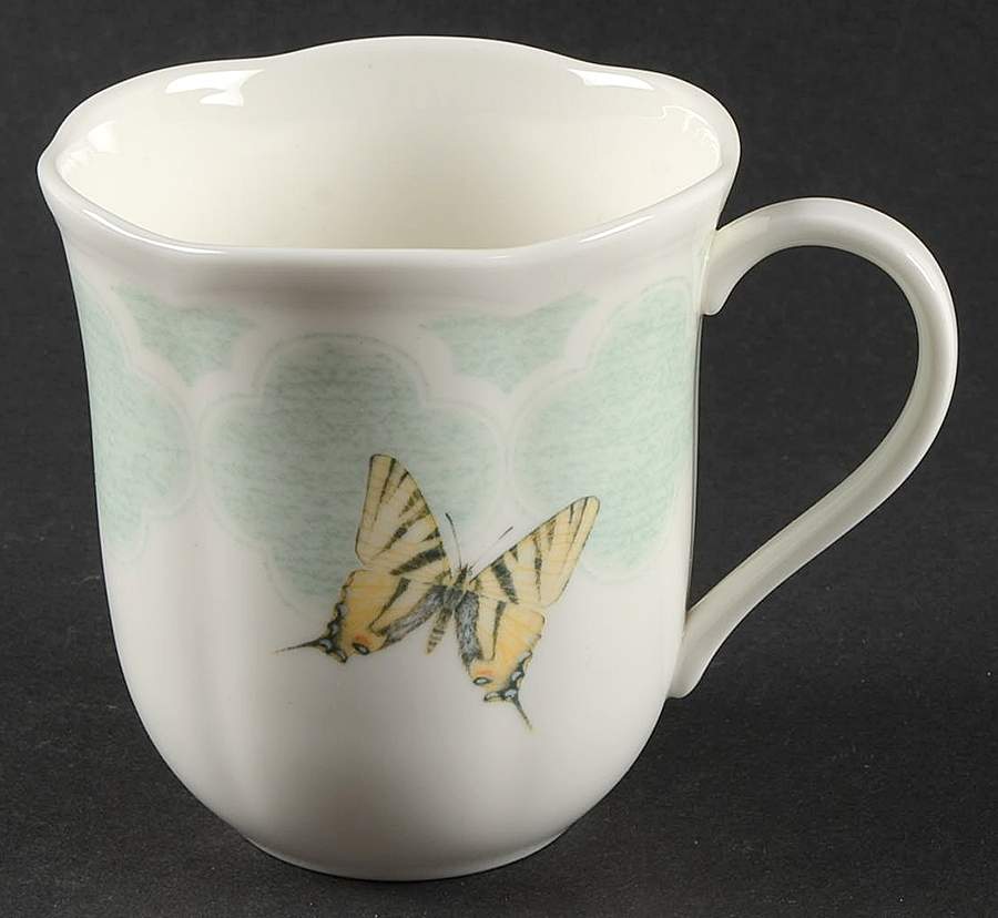 Butterfly Meadow Trellis Mug by Lenox-1