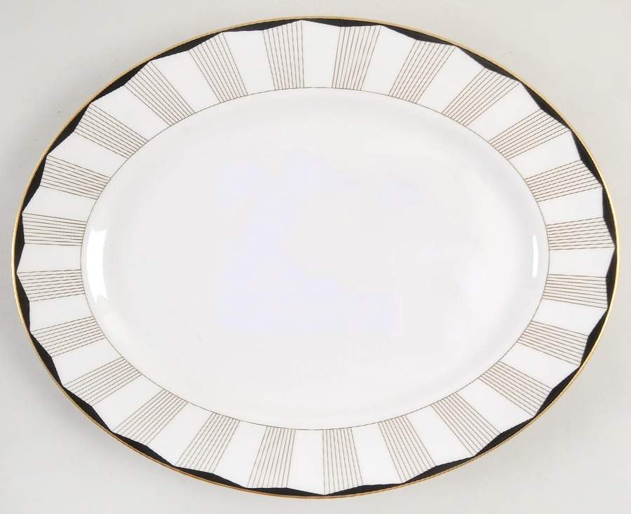 Audrey 13" Oval Serving Platter by Lenox-1