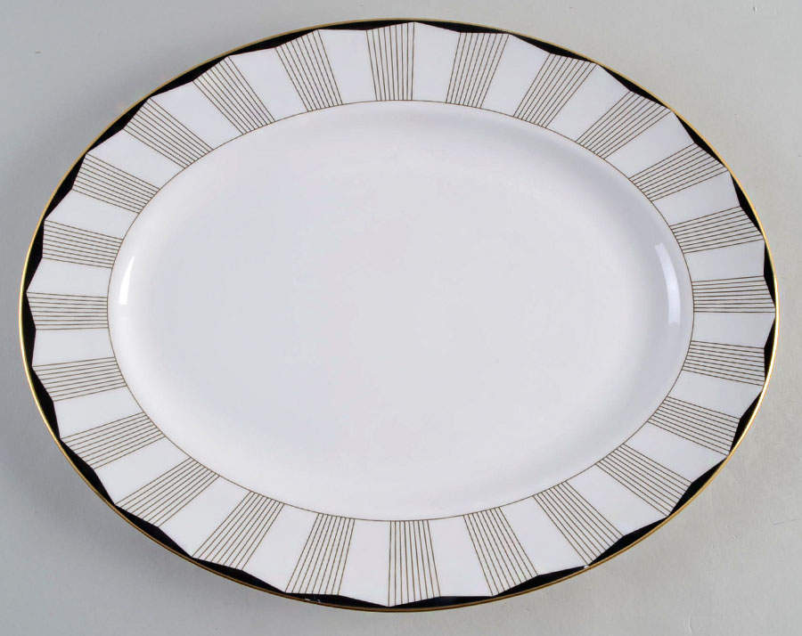 Audrey 13" Oval Serving Platter by Lenox-1