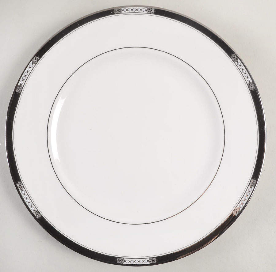 Hancock Platinum White Dinner Plate by Lenox-1