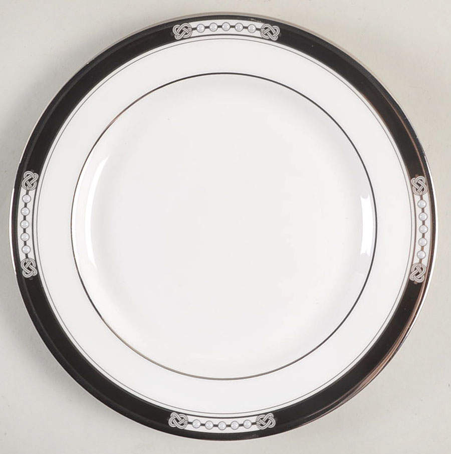 Hancock Platinum White Bread & Butter Plate by Lenox-1