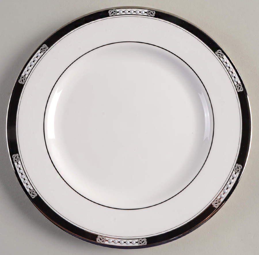Hancock Platinum White Salad Plate by Lenox-1
