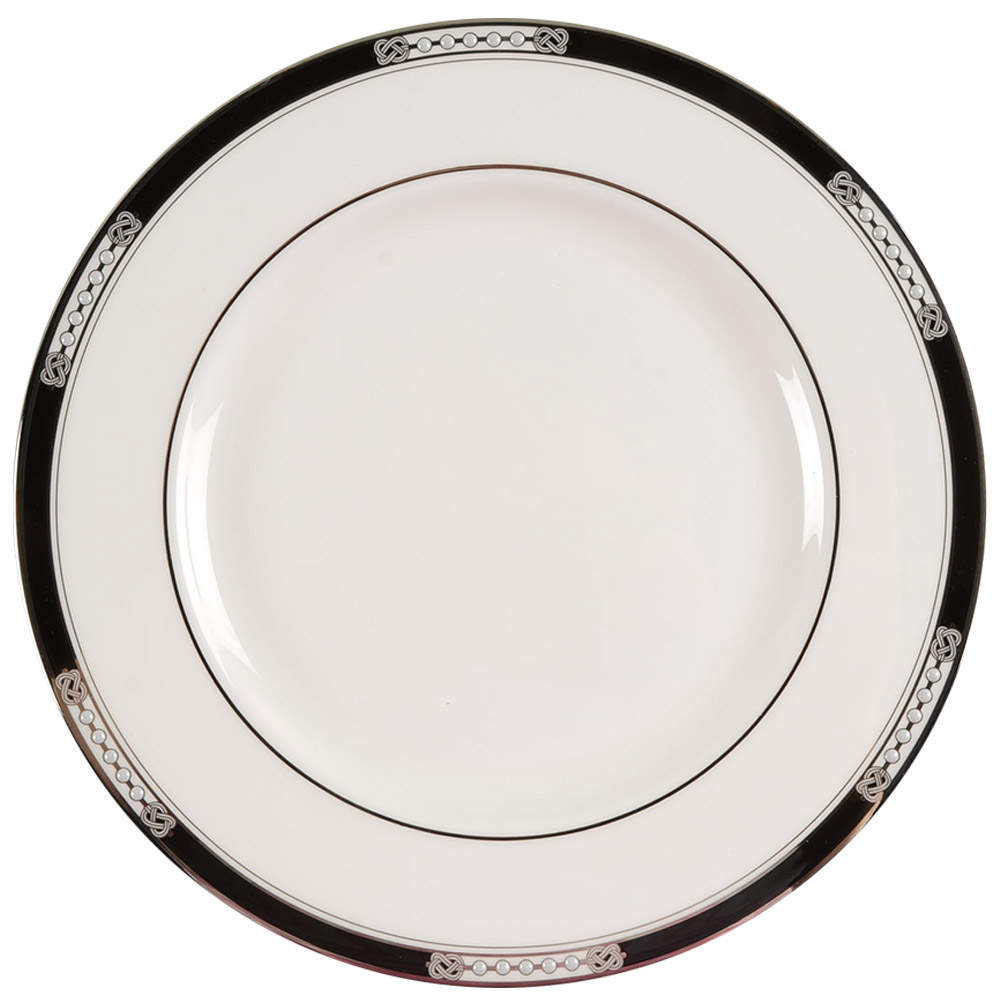 Hancock Platinum White Salad Plate by Lenox-1