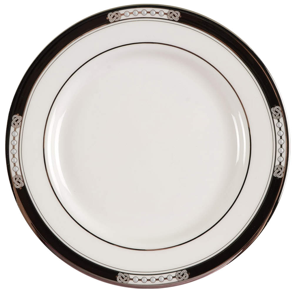 Hancock Platinum White Bread & Butter Plate by Lenox-1