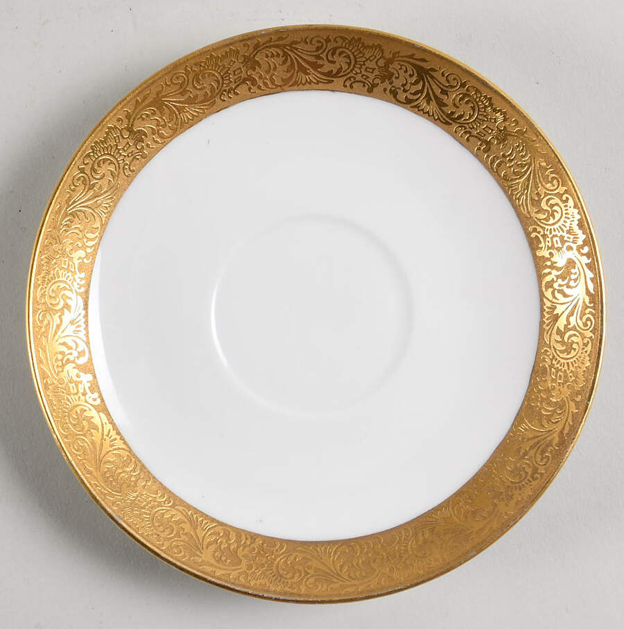 LIM671 Saucer by Limoges-French-1