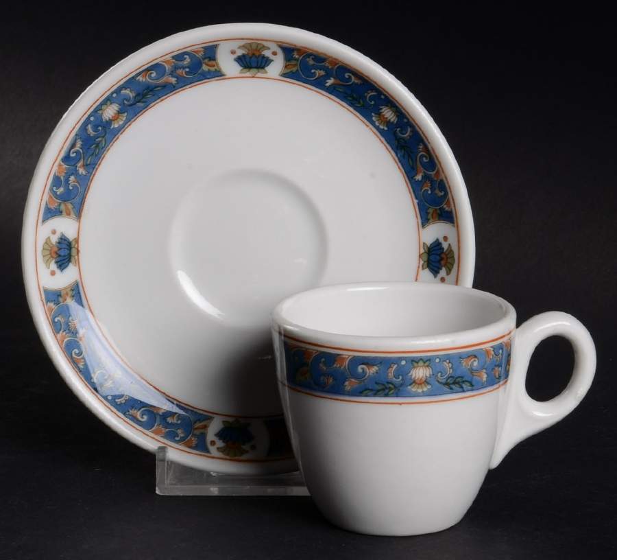 SCE33 Flat Demitasse Cup & Saucer Set by Scammell-1