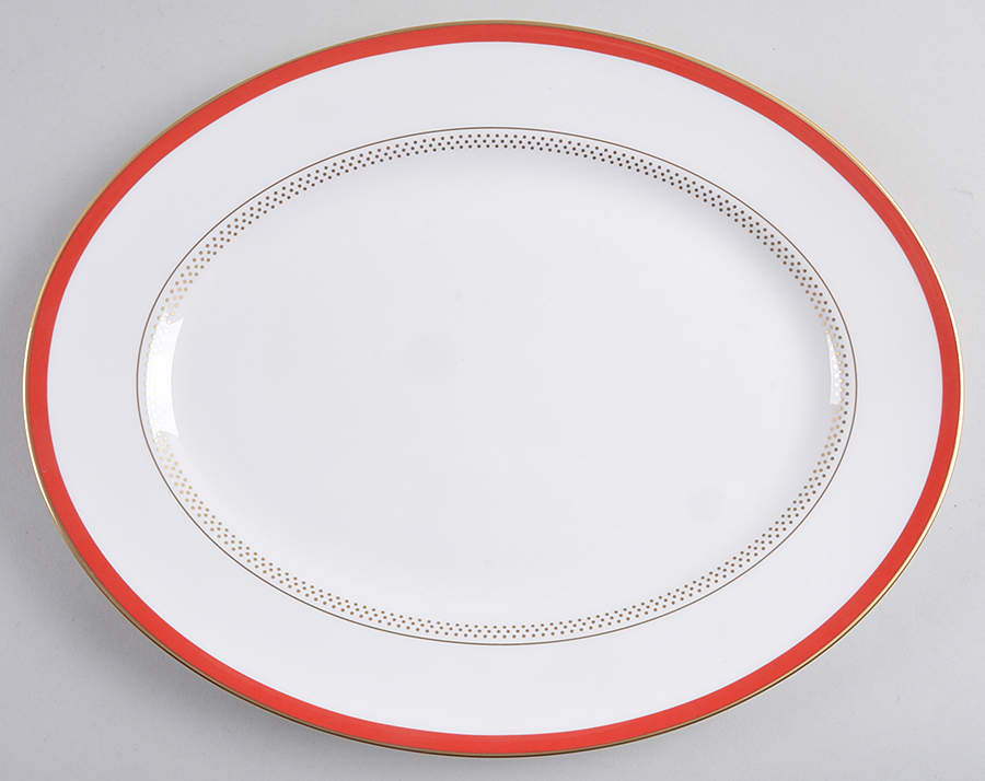 Jemma Street 13" Oval Serving Platter by Lenox-1