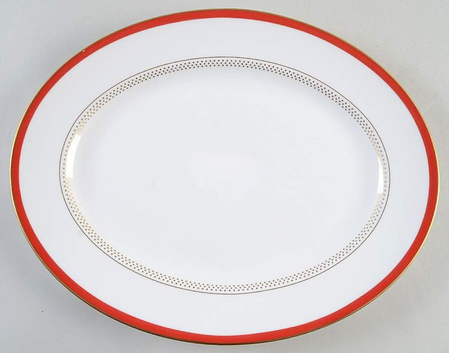 Jemma Street 13" Oval Serving Platter by Lenox-1