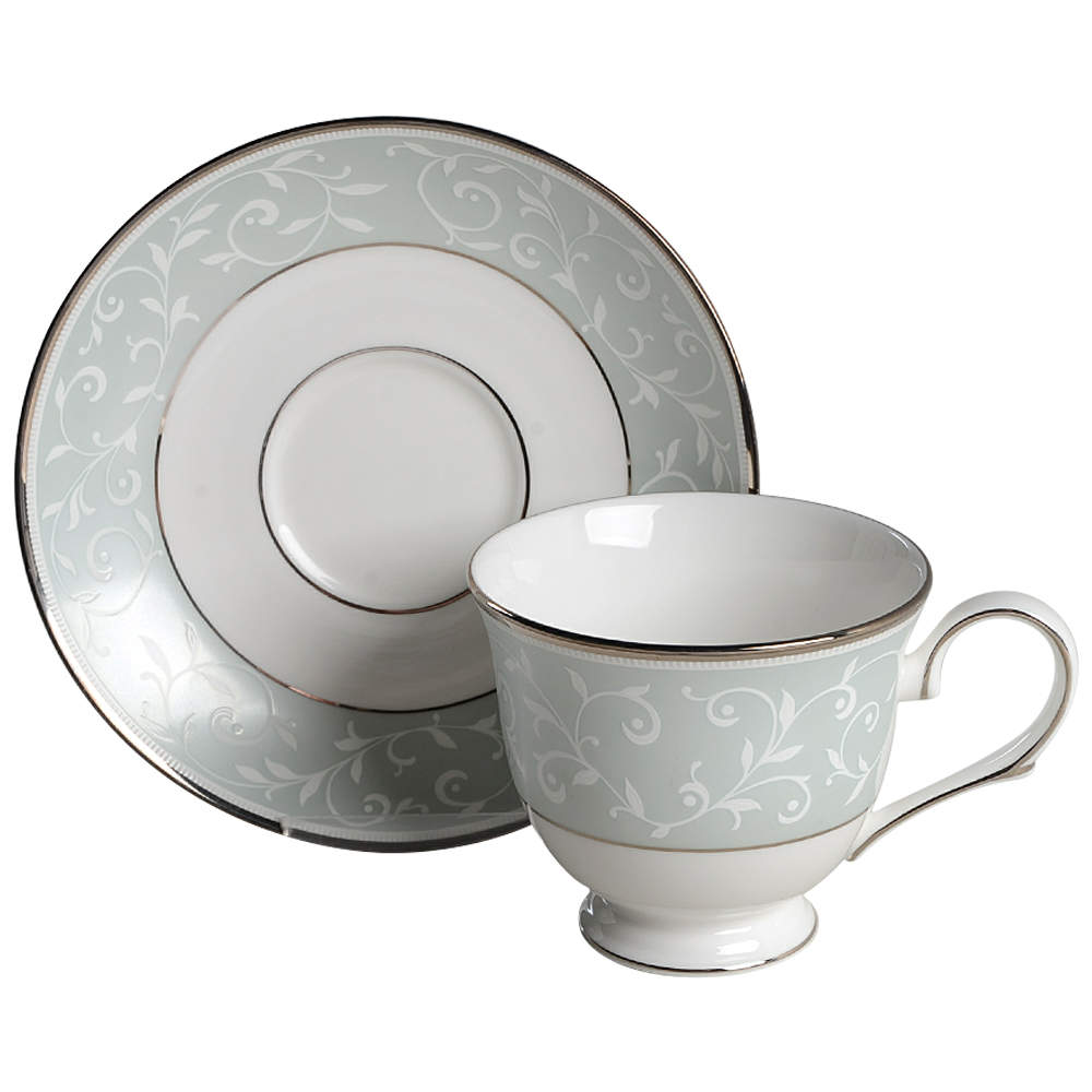 Opal Innocence Blue Footed Cup & Saucer Set by Lenox-1